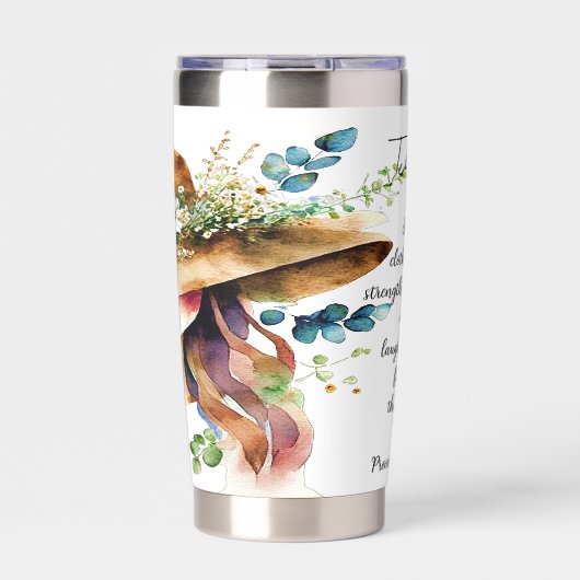 Gourde Isotherme Elle est habillée de force personnalisée (Extérieur)