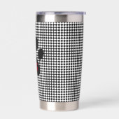 Gourde Isotherme Empreinte de patte Checkerboard School INITIALS Co (Gauche)