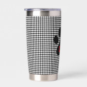 Gourde Isotherme Empreinte de patte Checkerboard School INITIALS Co (Gauche)