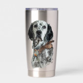 Gourde Isotherme English Setter (Couvercle)