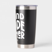 Gourde Isotherme Enseignant de 2e année Typographie simple (Gauche)