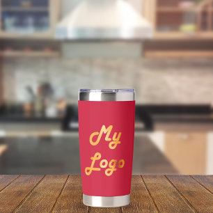 Gourde Isotherme Entreprise du logo rouge
