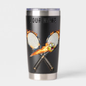 Gourde Isotherme Équipe Tennis Ornithorynque (Couvercle)