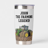 Gourde Isotherme Exploitant d'équipement lourd de tracteur de ferme (Gauche)