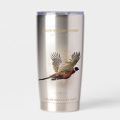Gourde Isotherme Faisan, Chasse Royale (Extérieur)