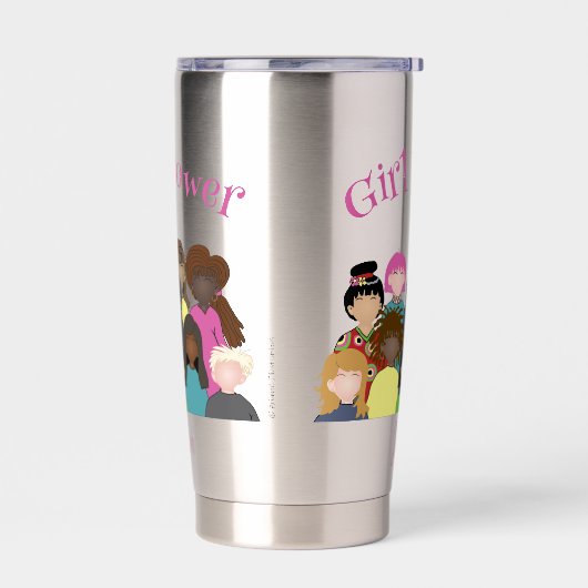 Gourde Isotherme Fille Power Thermal Tumbler (Gauche)