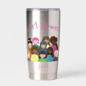 Gourde Isotherme Fille Power Thermal Tumbler (Couvercle)