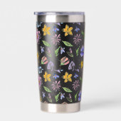 Gourde Isotherme Fleurs Floral Pattern Sublimation-95651 (Gauche)