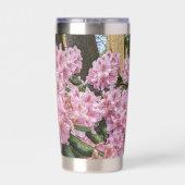 Gourde Isotherme Floral rose brillant Rhododendron fleuri (Couvercle)