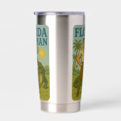 Gourde Isotherme Florida Man Alligator Friend - Funny Retro Coastal (Gauche)