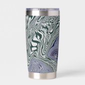 Gourde Isotherme "Flux de marbre émeraude" (Couvercle)