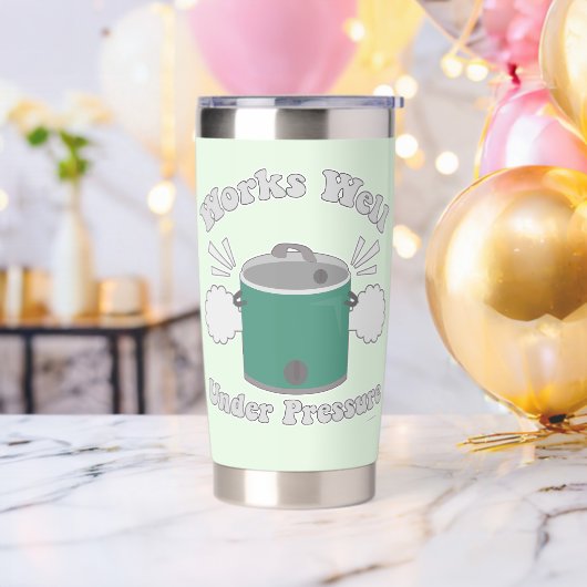 Gourde Isotherme Fonctionne bien sous pression Cuisine lente drôle (Avant)