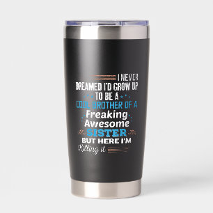 Gourde Isotherme Frère Cool De Sœur Géniale Cadeau