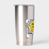 Gourde Isotherme Funny Coffee Quote Comic Style Mug (Gauche)