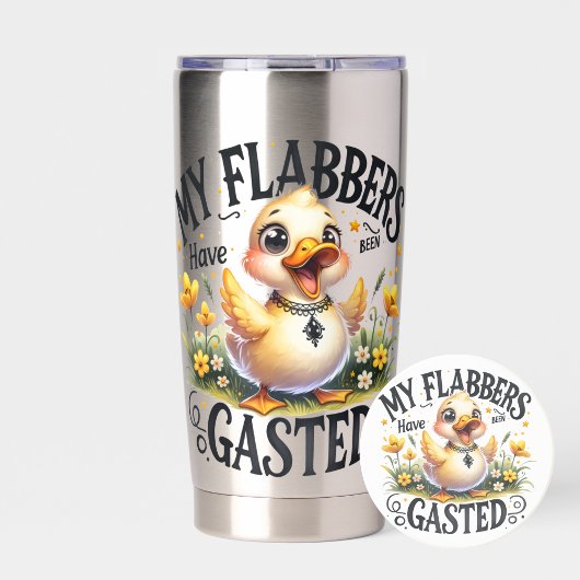 Gourde Isotherme Funny Duck "Flabbergasted"