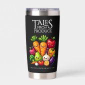 Gourde Isotherme Funny Fruits Veggies Tales from Produce Grocery (Couvercle)