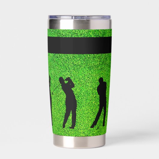 Gourde Isotherme Funny Golf Humour Isolé Boissons Tumblers (Couvercle)