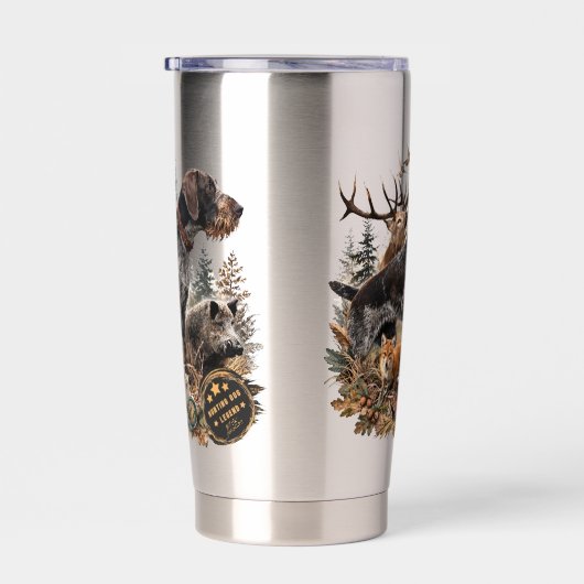 Gourde Isotherme German Wirehaired Pointer (Gauche)