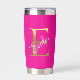 Gourde Isotherme Gobelet de voyage évolutif Rose E