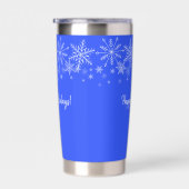 Gourde Isotherme Gobelet isolant Flocon de neige (Gauche)