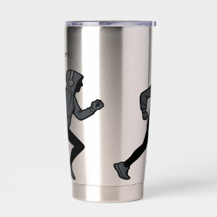 Gourde Isotherme Gobelet Thermique Runner Lifestyle Ajouter Texte