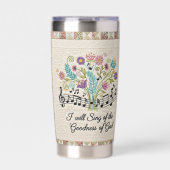 Gourde Isotherme Goodness of God quilted look personalized (Extérieur)