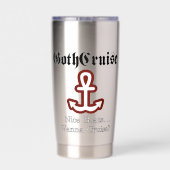 Gourde Isotherme GothCruise Nice Bateaux Café Mug (Couvercle)