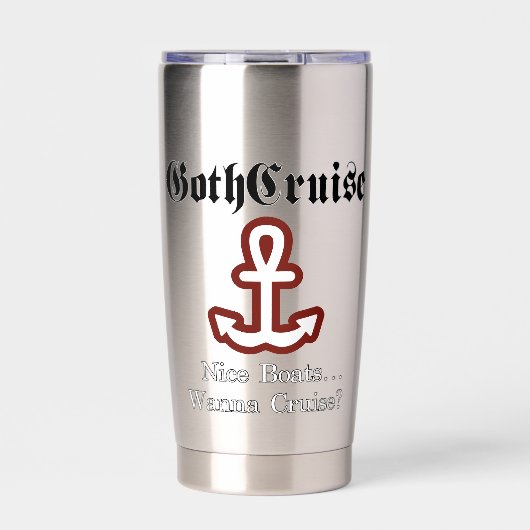 Gourde Isotherme GothCruise Nice Bateaux Café Mug (Extérieur)