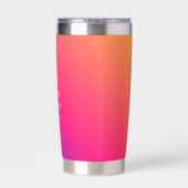 Gourde Isotherme Gradient Voyageur bleu foncé Personnaliser (Couvercle)