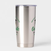 Gourde Isotherme Graduation personnalisée Green 2025 Graduate (Gauche)