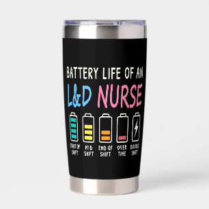 Gourde Isotherme Graphique de l'humour de l'infirmière en salle d'a