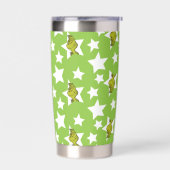 Gourde Isotherme Grinch Peeking Star Pattern (Gauche)