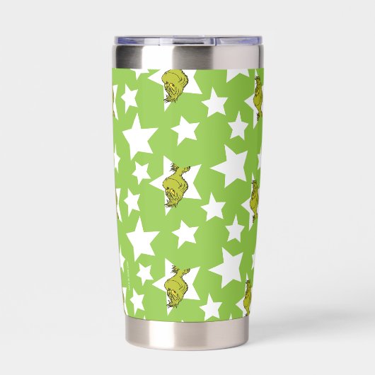 Gourde Isotherme Grinch Peeking Star Pattern (Extérieur)