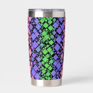 Gourde Isotherme Groovy Boho Rétro Mod Géométrique Fierté Trigender