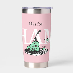 Gourde Isotherme "H pour JAMBON"   Conception de l'alphabet