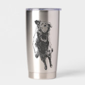 Gourde Isotherme Halftone sky arc (Gauche)