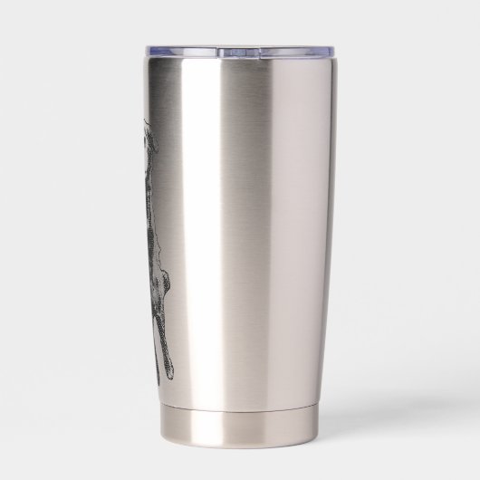 Gourde Isotherme Halftone sky arc (Couvercle)