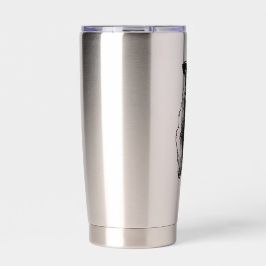 Gourde Isotherme Halftone sky arc (Extérieur)