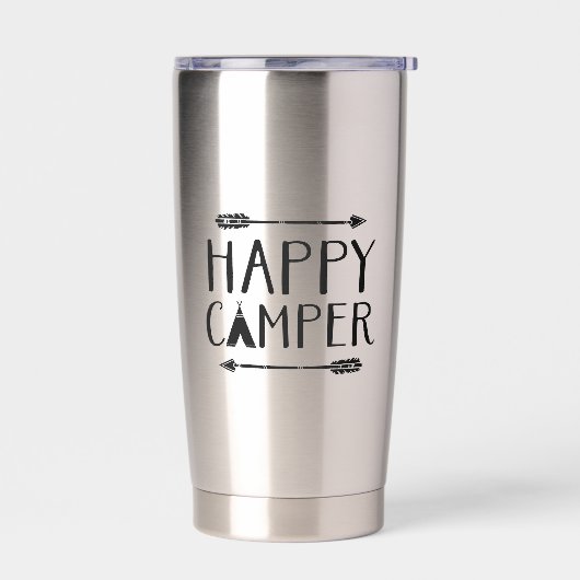 Gourde Isotherme Happy Camper (Gauche)