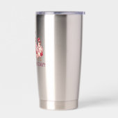 Gourde Isotherme Happy Galentines Day Chicken Squad Funny Glam Hens (Gauche)