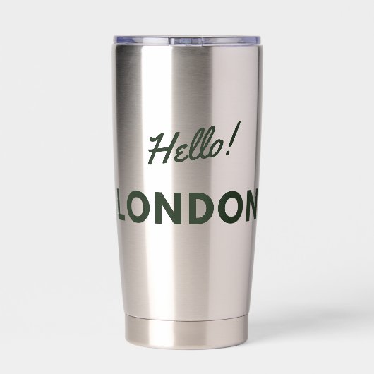 Gourde Isotherme Hello London (Couvercle)