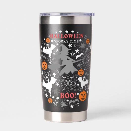 Gourde Isotherme Heure Éffrayante Halloween (Gauche)