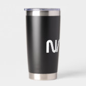 Gourde Isotherme Iconique NASA Circa Eclipse Black (Gauche)