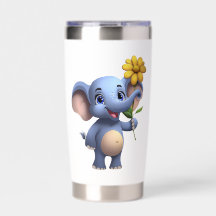 Imaginaire Dessin de dessin éléphant Tumbler