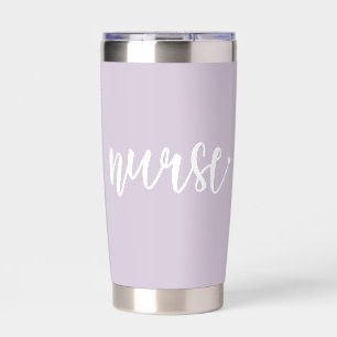 Gourde Isotherme Infirmière sur mesure Typographie Est Infirmière d