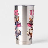 Gourde Isotherme J'aime le café plus que les gens (Gauche)