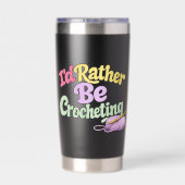 Gourde Isotherme Je préfère crocheter (Couvercle)