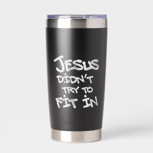 Gourde Isotherme Jésus n'a pas essayé de s'intégrer Graffiti Grunge