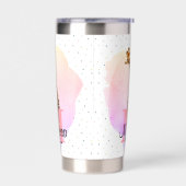 Gourde Isotherme Joli Monogramme Aquarelle Nom Giraffe Jungle (Gauche)