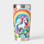 Gourde Isotherme Jote girls unicorn ajouter nom (Couvercle)
